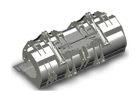 godets à battants hydrauliques