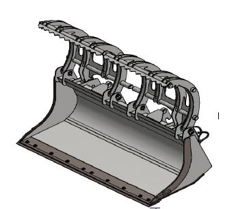 godets à battants hydrauliques