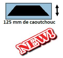 lame anti feu caoutchouc 125 mm